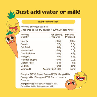 Welly Kids Tropicool Punch instant smoothie for kids