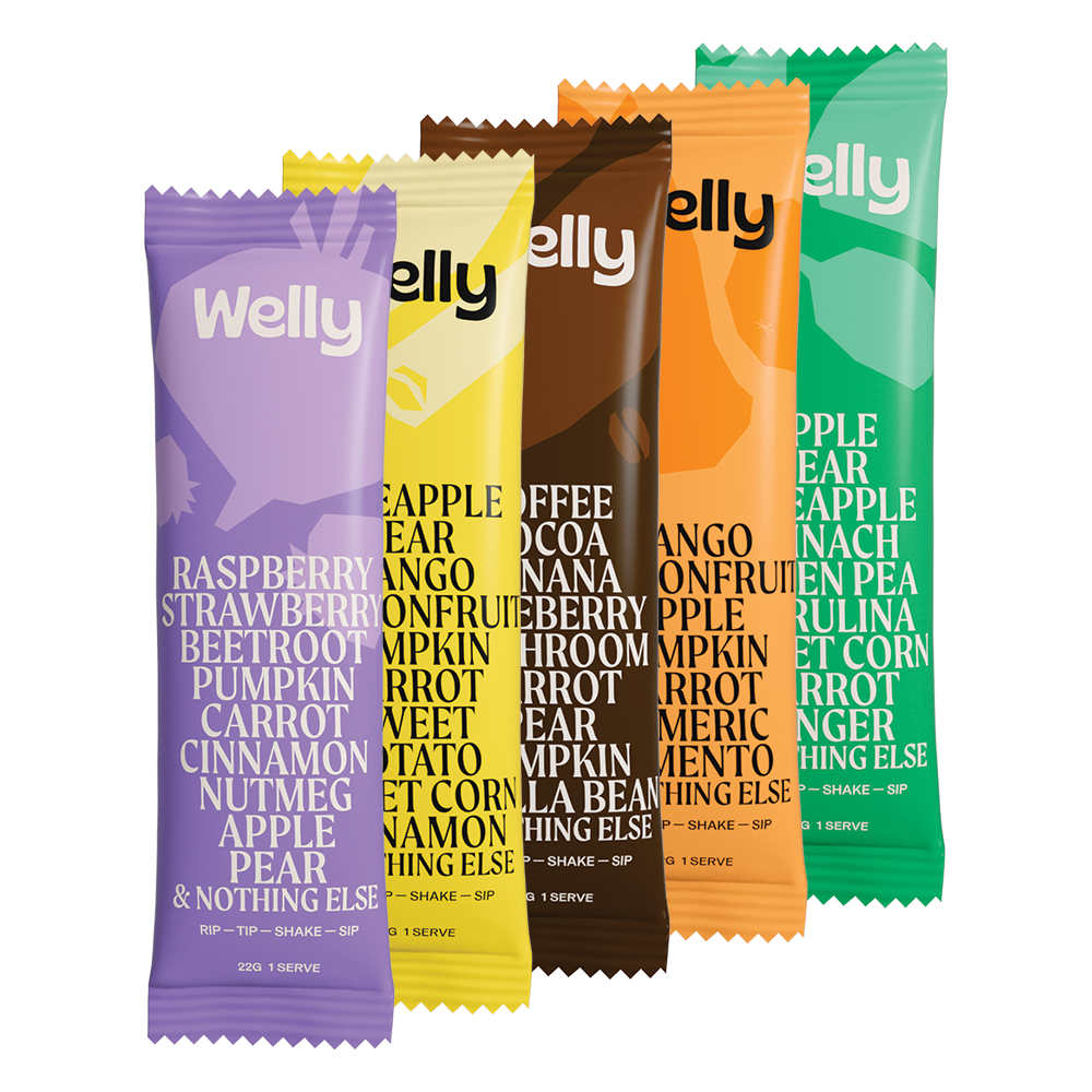 Welly instant smoothie variety pack